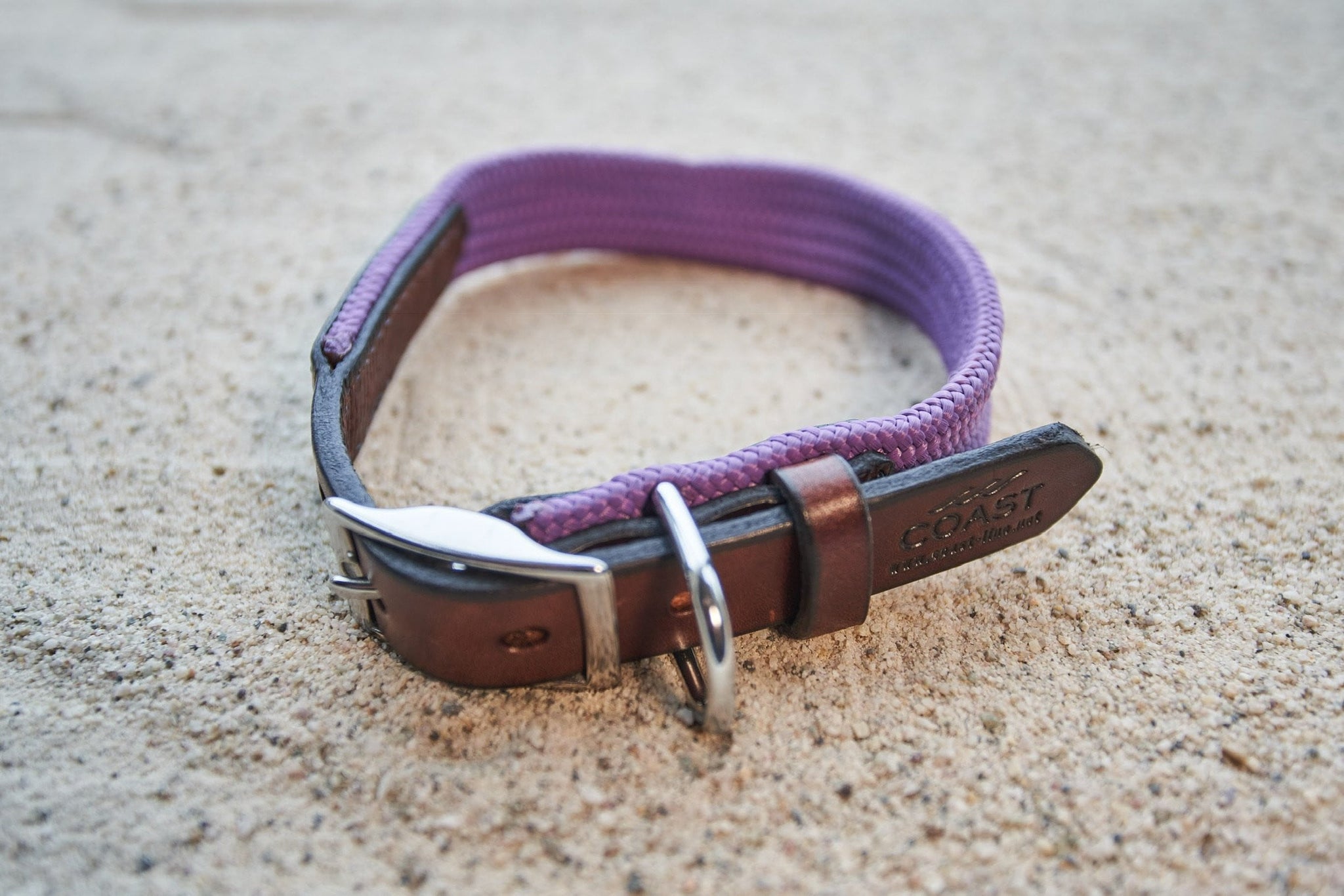 coast-line-2 - Rope & Leather Collar - Collar