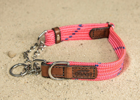 Rope & Leather Martingale Collar