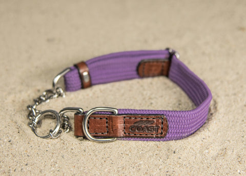 Rope & Leather Martingale Collar