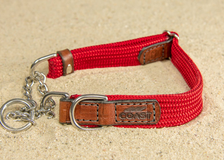 Rope & Leather Martingale Collar