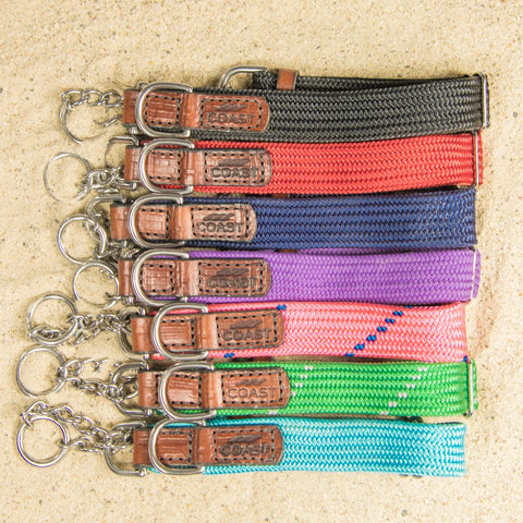 Rope & Leather Martingale Collar